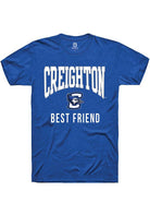 Creighton Bluejays Blue Best Friend Short Sleeve T Shirt