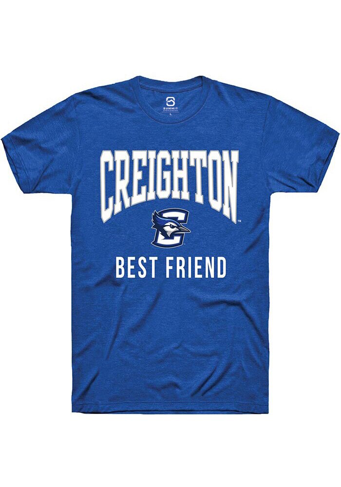 Creighton Bluejays Blue Best Friend Short Sleeve T Shirt