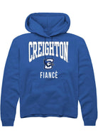 Creighton Bluejays Mens Blue Fiancé Long Sleeve Hoodie
