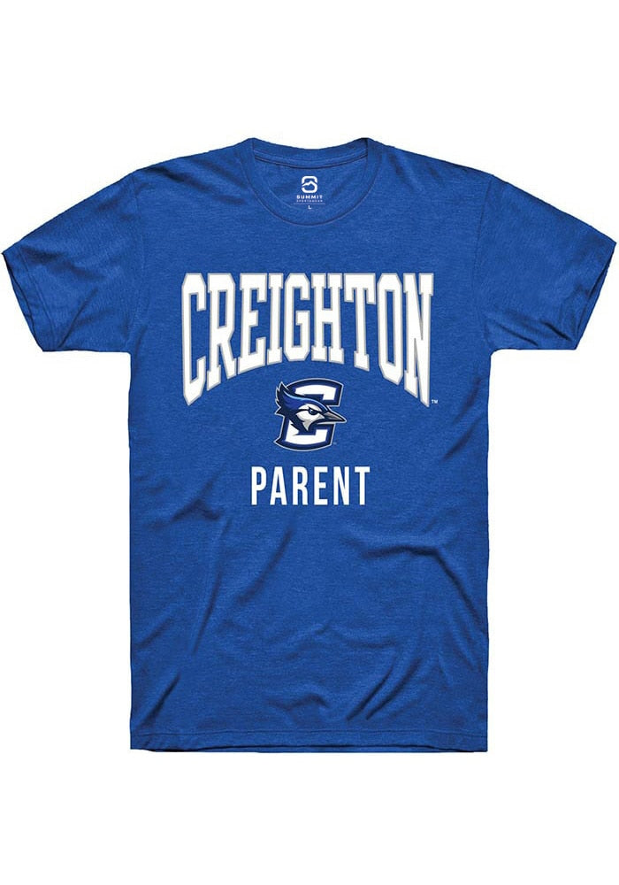 Creighton Bluejays Blue Parent Short Sleeve T-Shirt