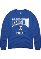 Creighton Bluejays Mens Blue Parent Long Sleeve Crew Sweatshirt