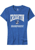 Creighton Bluejays Womens Blue Grandparent Short Sleeve T-Shirt