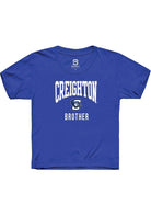 Creighton Bluejays Youth Blue Brother Short Sleeve T-Shirt