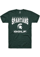 Michigan State Spartans Green Golf Short Sleeve T-Shirt