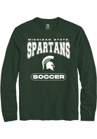 Michigan State Spartans Green Soccer Long Sleeve T-Shirt