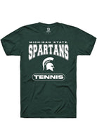 Michigan State Spartans Green Tennis Short Sleeve T-Shirt