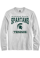 Michigan State Spartans White Tennis Long Sleeve T-Shirt