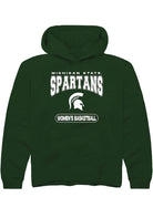 Michigan State Spartans Youth Green Women's Basketball Long Sleeve Hoodie