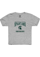 Michigan State Spartans Youth Grey Women's Cross Country Short Sleeve T-Shirt
