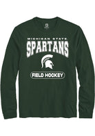 Michigan State Spartans Green Field Hockey Long Sleeve T-Shirt