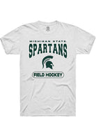 Michigan State Spartans White Field Hockey Short Sleeve T-Shirt