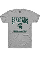 Michigan State Spartans Grey Field Hockey Short Sleeve T-Shirt
