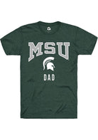 Michigan State Spartans Green Dad Short Sleeve T-Shirt