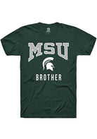 Michigan State Spartans Green Brother Short Sleeve T-Shirt