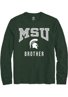 Michigan State Spartans Green Brother Long Sleeve T-Shirt