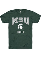 Michigan State Spartans Green Uncle Short Sleeve T-Shirt