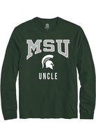 Michigan State Spartans Green Uncle Long Sleeve T-Shirt