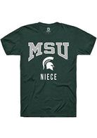 Michigan State Spartans Green Niece Short Sleeve T-Shirt