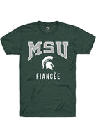 Michigan State Spartans Green Fiancée Short Sleeve T-Shirt