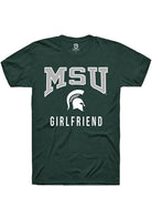 Michigan State Spartans Green Girlfriend Short Sleeve T-Shirt