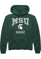 Michigan State Spartans Mens Green Parent Long Sleeve Hoodie