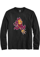 Arizona State Sun Devils Black Alt Logo Long Sleeve T-Shirt