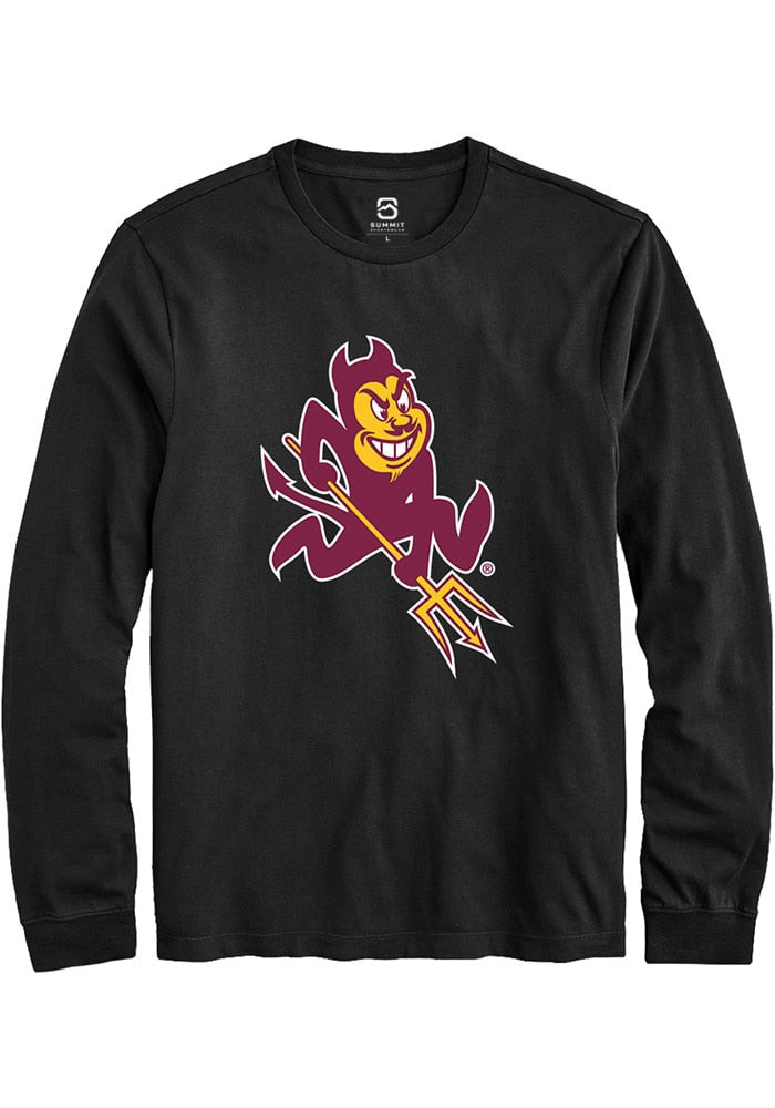 Arizona State Sun Devils Black Alt Logo Long Sleeve T-Shirt