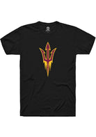 Arizona State Sun Devils Black Primary Logo Short Sleeve T-Shirt