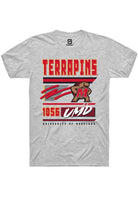 Maryland Terrapins Ash Retro Short Sleeve T-Shirt