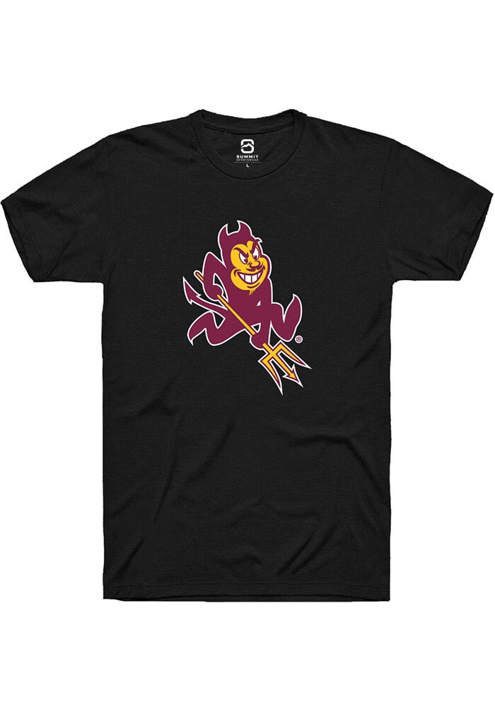 Arizona State Sun Devils Black Alt Logo Short Sleeve T-Shirt