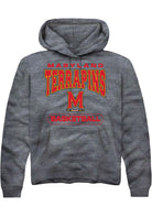 Maryland Terrapins Mens Charcoal Basketball Long Sleeve Hoodie