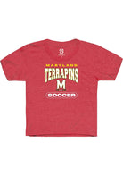 Maryland Terrapins Youth Red Soccer Short Sleeve T-Shirt