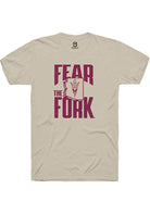 Arizona State Sun Devils Tan Fear the Fork Short Sleeve T-Shirt