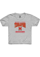 Maryland Terrapins Youth Grey Soccer Graphic Short Sleeve T-Shirt