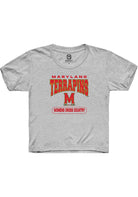 Maryland Terrapins Youth Grey Womens Cross Country Short Sleeve T-Shirt