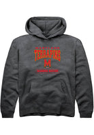 Maryland Terrapins Youth Charcoal Womens Soccer Long Sleeve Hoodie