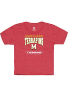 Maryland Terrapins Youth Red Tennis Short Sleeve T-Shirt