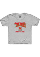 Maryland Terrapins Youth Grey Tennis Graphic Short Sleeve T-Shirt