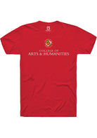 Maryland Terrapins Red College of Arts and Humanities Short Sleeve T-Shirt