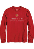 Maryland Terrapins Red Robert H. Smith School of Business Long Sleeve T-Shirt