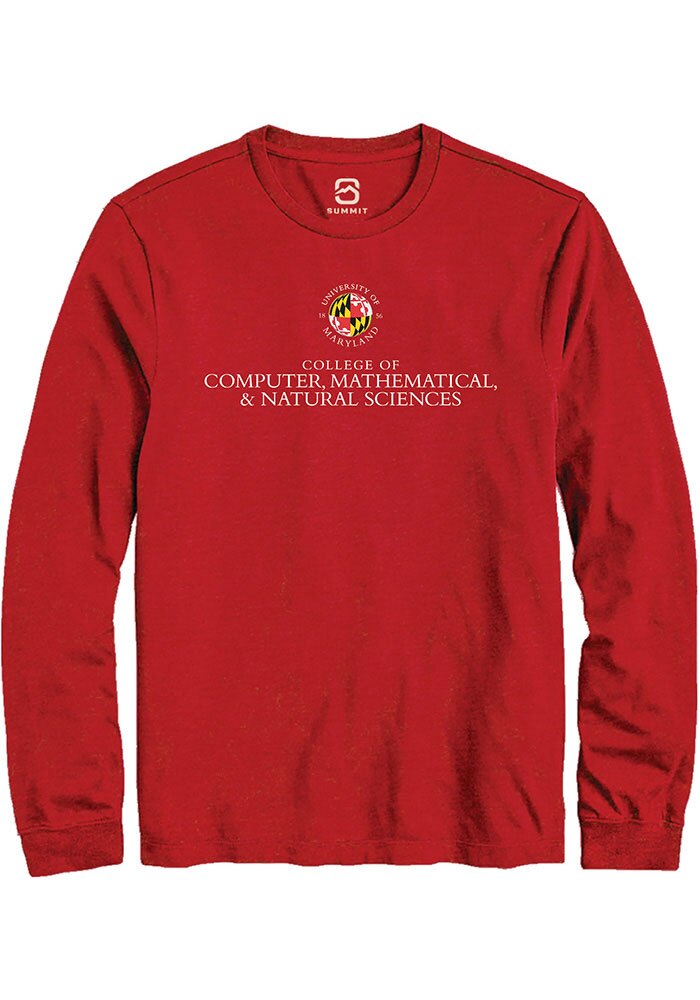 Maryland Terrapins Red College of Computer, Mathematical, and Natural Sciences Long Sleeve T-Shirt