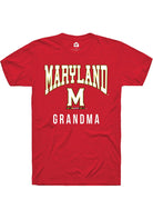 Maryland Terrapins Red Grandma Short Sleeve T-Shirt