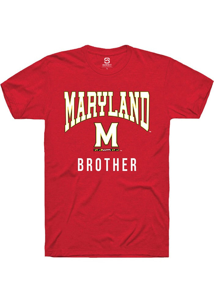 Maryland Terrapins Red Brother Short Sleeve T-Shirt