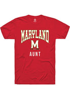 Maryland Terrapins Red Aunt Short Sleeve T-Shirt