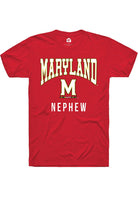Maryland Terrapins Red Nephew Short Sleeve T-Shirt