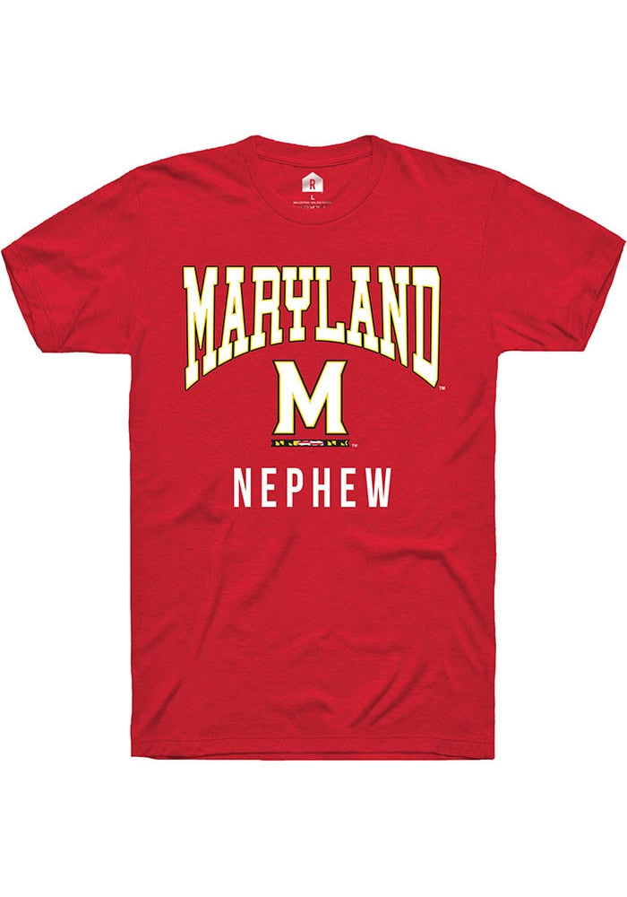 Maryland Terrapins Red Nephew Short Sleeve T-Shirt