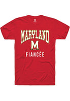 Maryland Terrapins Red Fiancée Short Sleeve T-Shirt