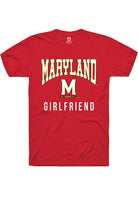 Maryland Terrapins Red Girlfriend Short Sleeve T-Shirt