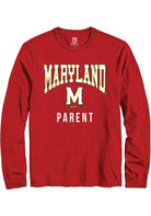 Maryland Terrapins Red Parent Long Sleeve T-Shirt