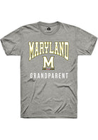 Maryland Terrapins Grey Grandparent Short Sleeve T-Shirt
